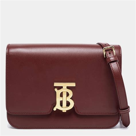 burberry tb small leather shoulder bag|burberry shoulder bags on sale.